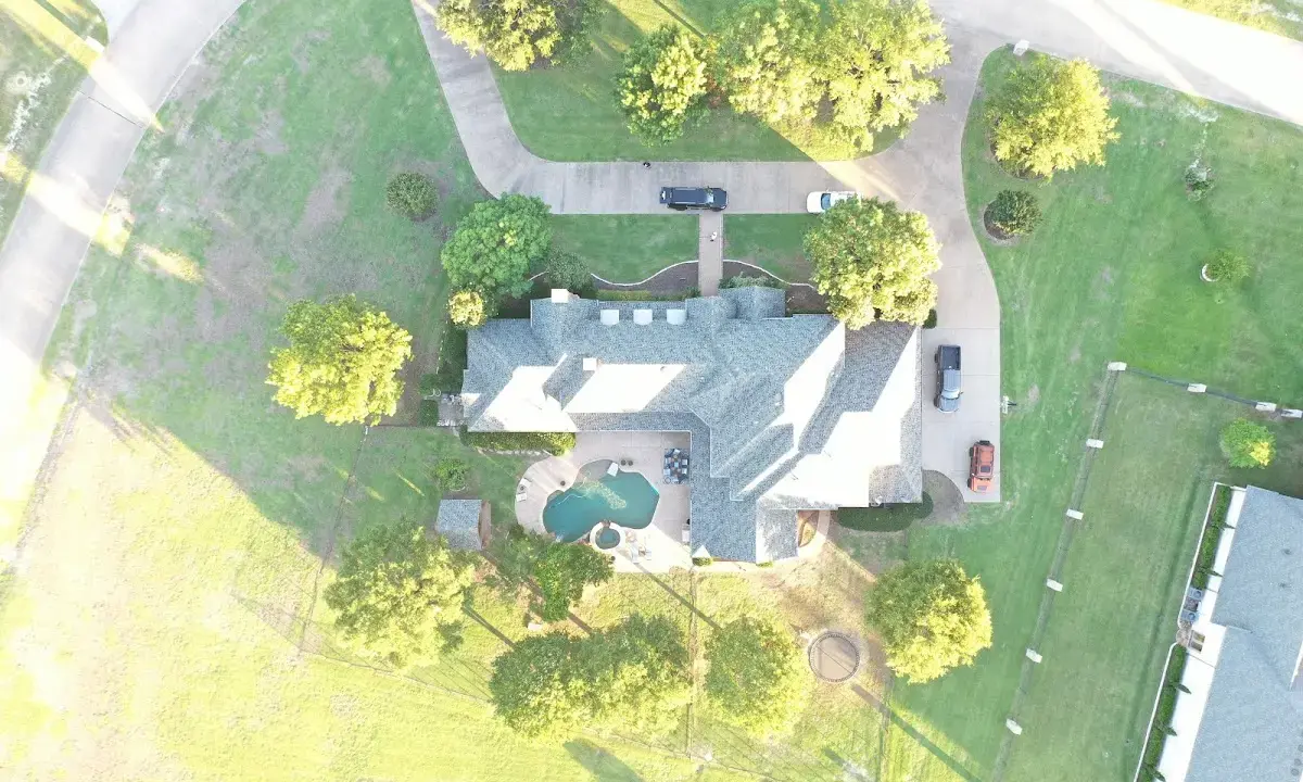 New shingle roof installation on a home in Temescal Valley